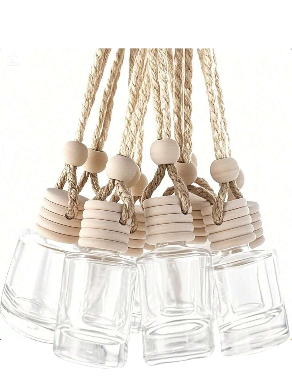 Diffuser Necklace Locket - 20 Buah Penyegar Mobil Gantung Kaca