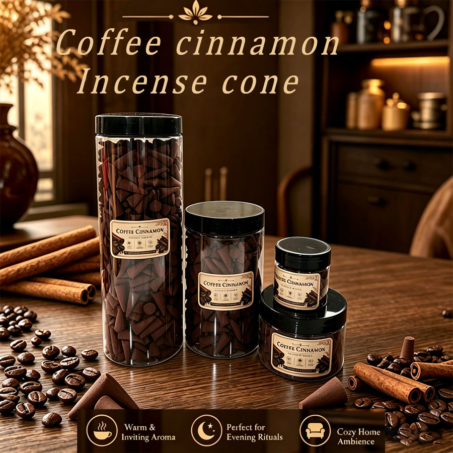 Home Fragrance Jar - Kerucut dupa rasa kopi premium, tersedia
