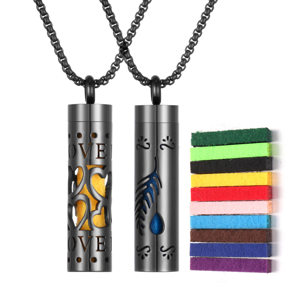 Diffuser Necklace Locket - Kalung Liontin Diffuser Minyak Atsiri Aromaterapi
