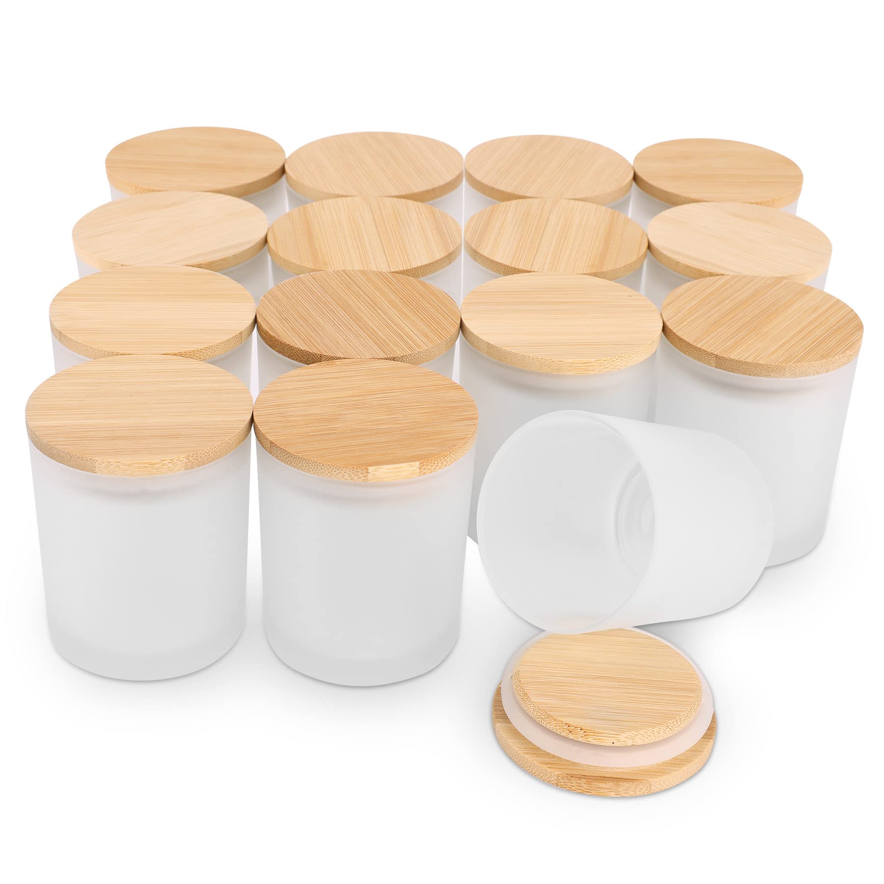 Amber Jar Candle - 6 pak 6OZ stoples lilin kaca
