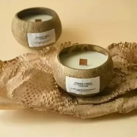 Lilin Aroma Kulit Kelapa Alami - Home Fragrance Essence ulasan dan harga