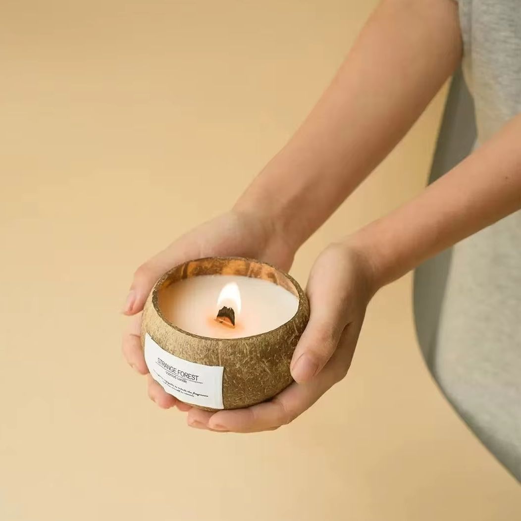 Lilin Aroma Kulit Kelapa Alami - Home Fragrance Essence ulasan dan harga