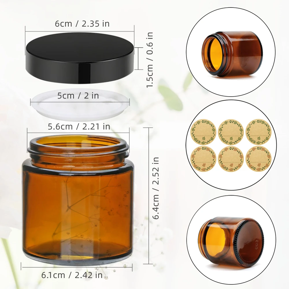 Stoples Lilin Kaca, Stoples Ka - Amber Jar Candle ulasan dan harga