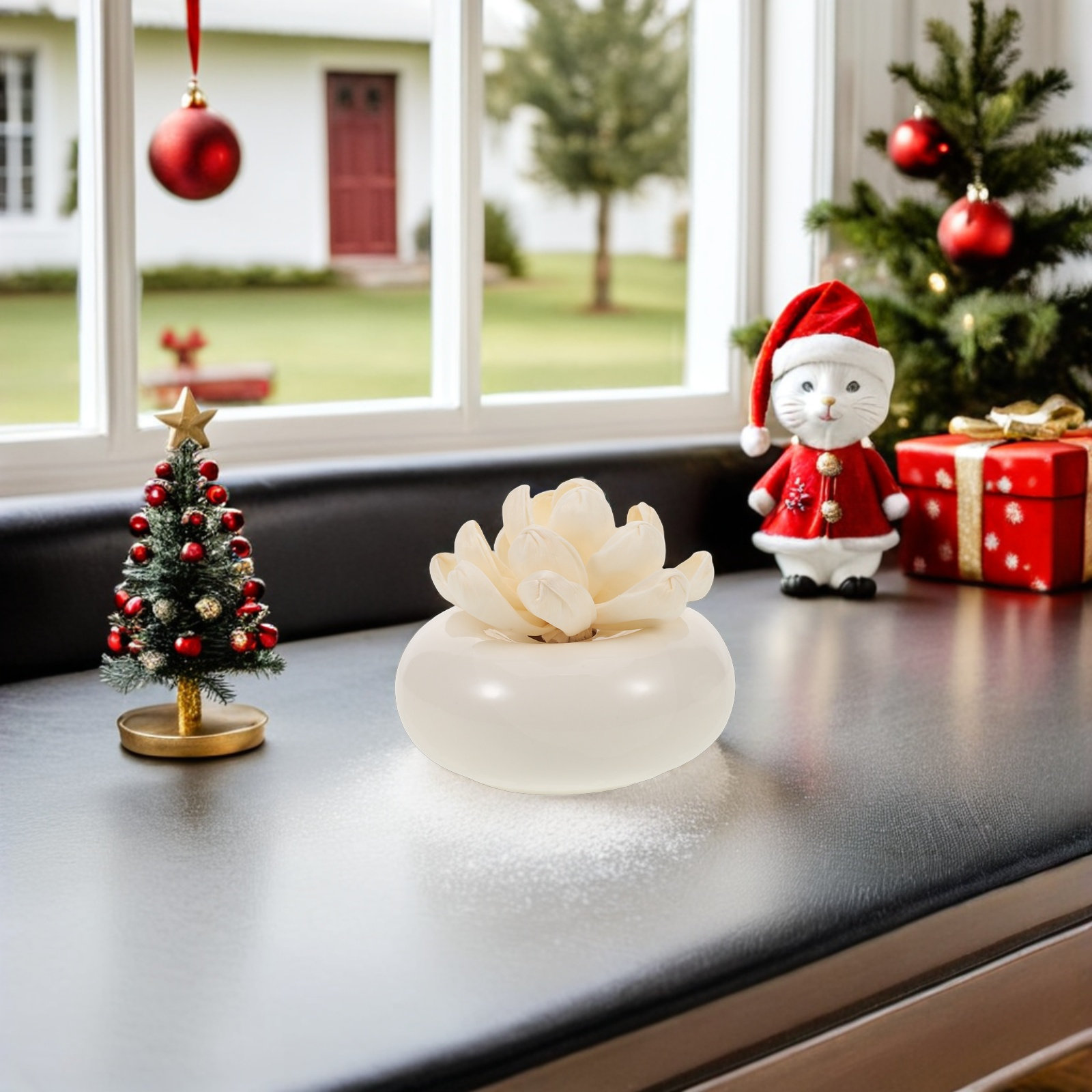 Diffuser Minyak Esensial Bunga - Home Fragrance Leather Diffuser ulasan dan harga