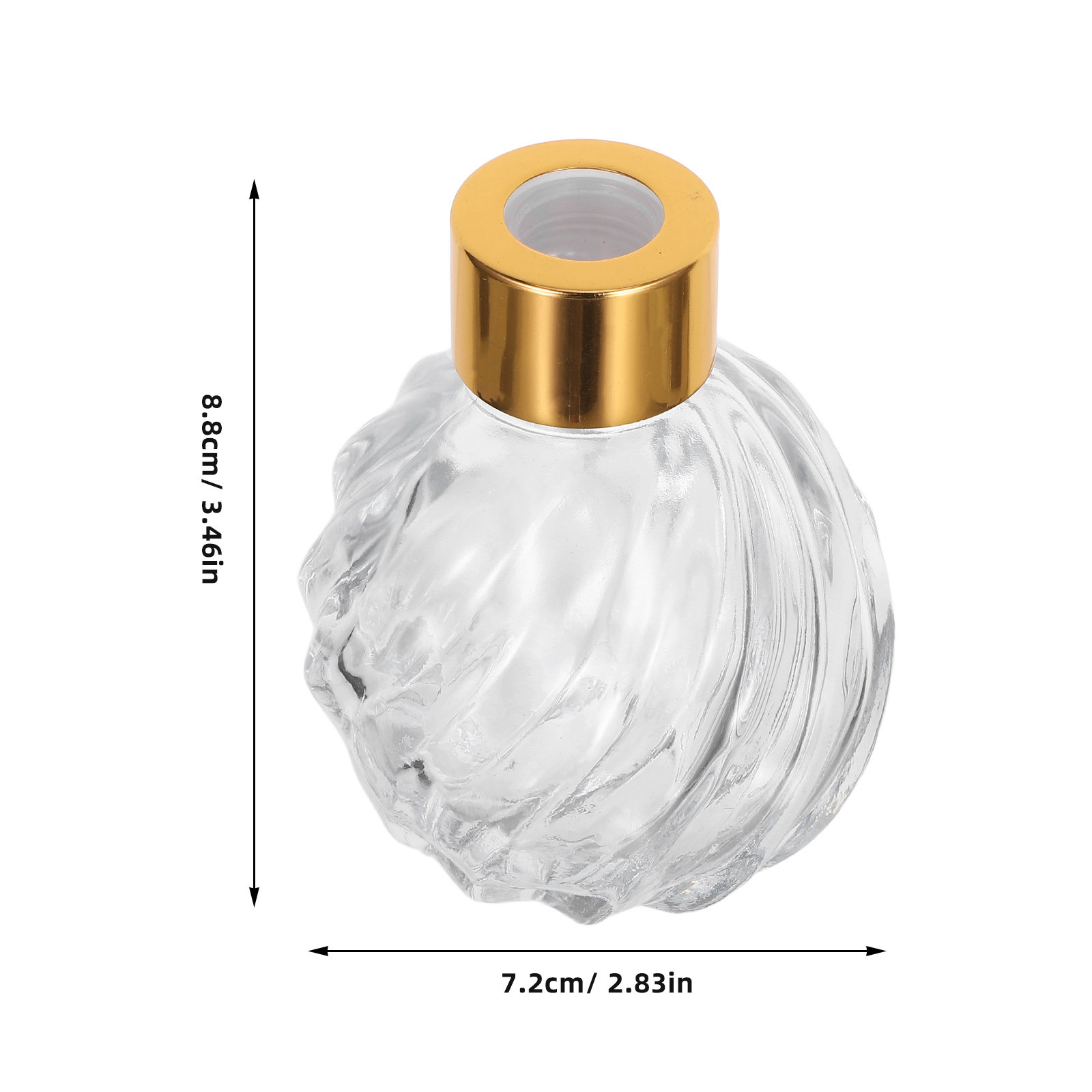 2 Buah Botol Diffuser Kaca Tra - Home Fragrance Leather Diffuser ulasan dan harga
