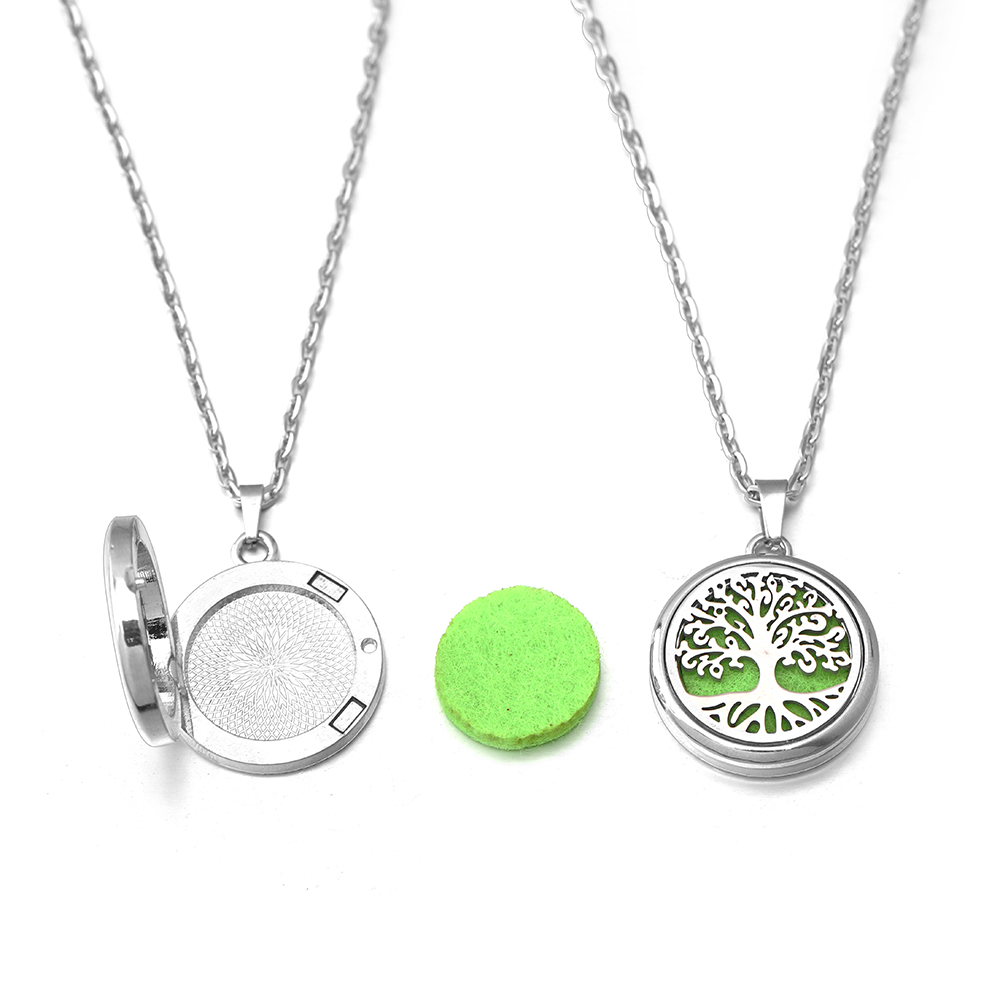 Fashion Sayap Malaikat Pola Ku - Diffuser Necklace Locket ulasan dan harga