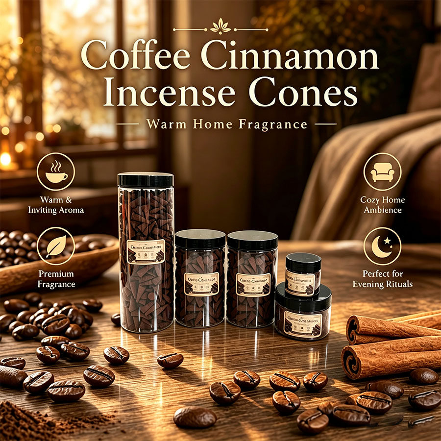 Kerucut dupa rasa kopi premium - Home Fragrance Jar ulasan dan harga