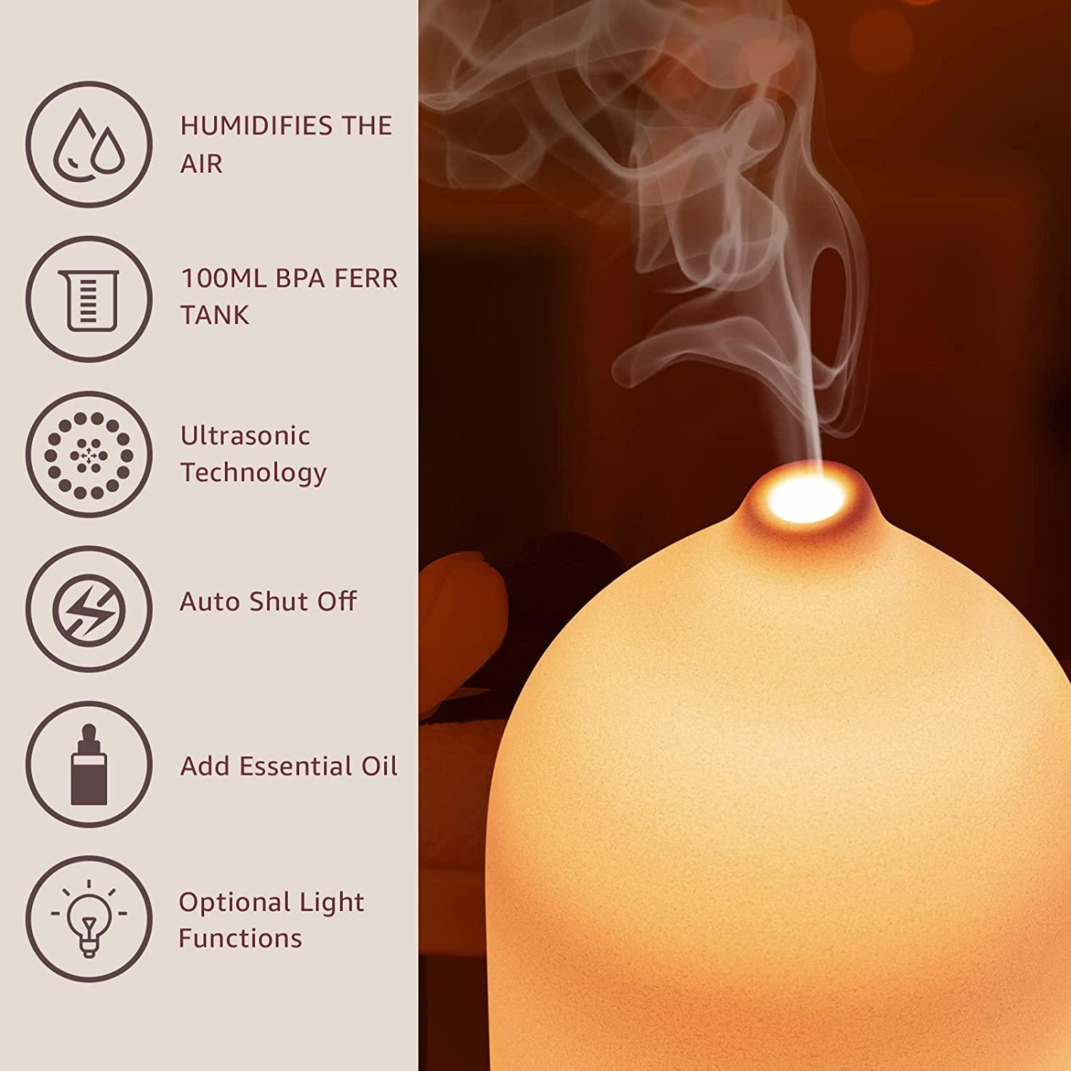 Diffuser Minyak Esensial Keram - Home Fragrance Essence ulasan dan harga