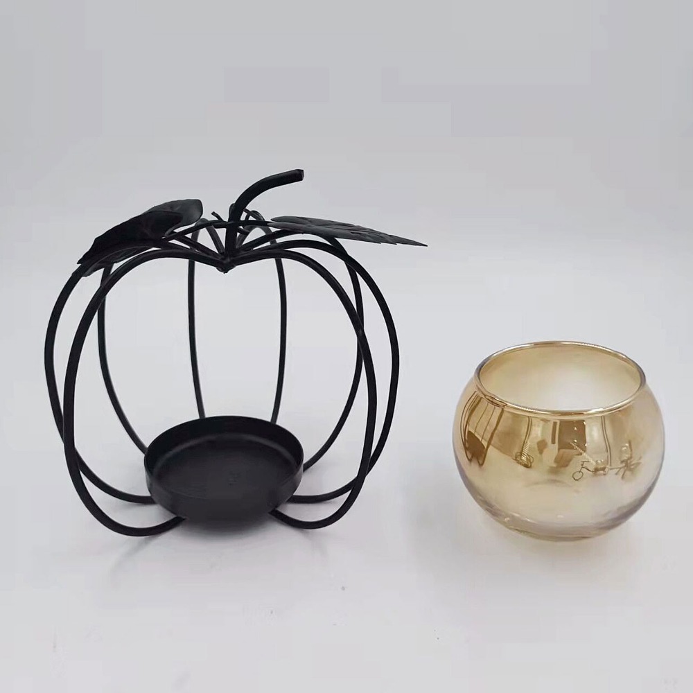 Tempat Lilin Besi Kaca dengan  - Amber Jar Candle ulasan dan harga