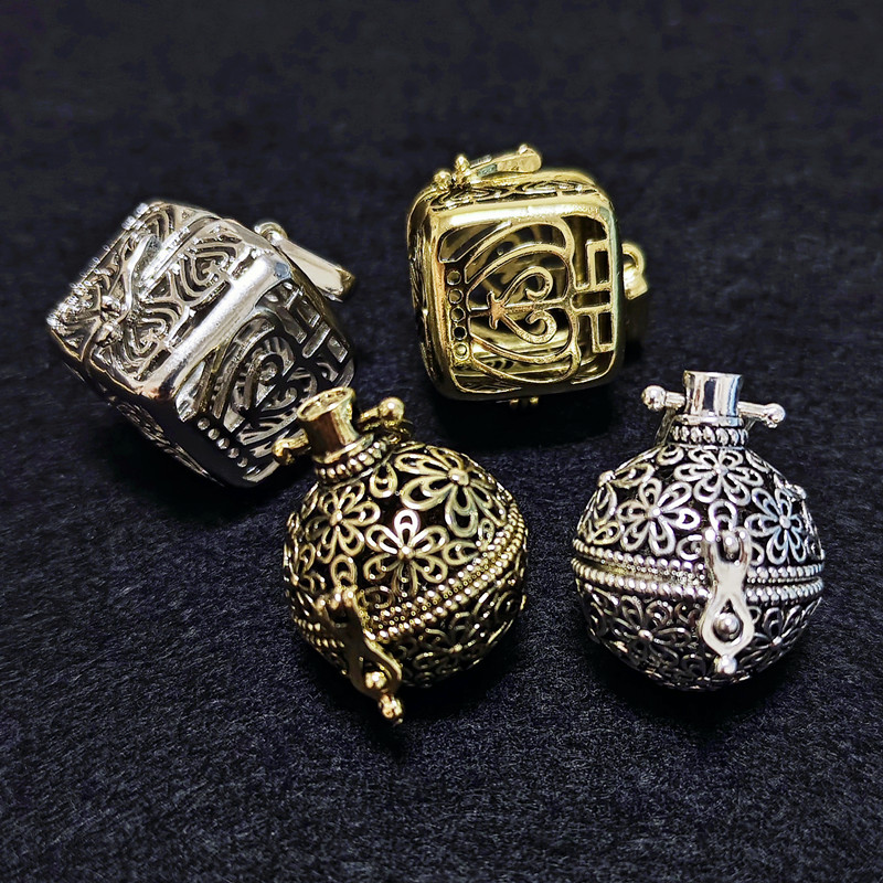 Liontin Liontin Bola Berongga  - Diffuser Necklace Locket ulasan dan harga