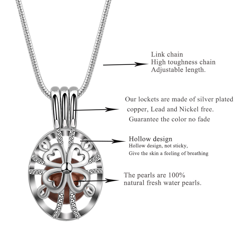 Eudora Mutiara Kandang Warna P - Diffuser Necklace Locket ulasan dan harga
