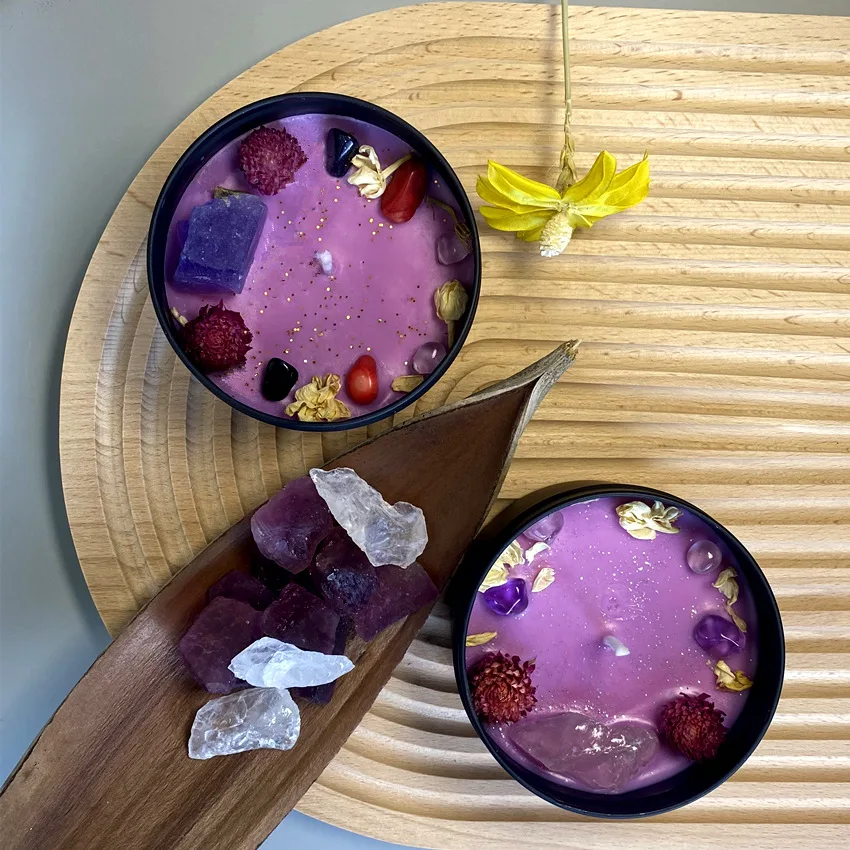 8x5.2cm lilin wangi batu krist - Home Fragrance Jar ulasan dan harga