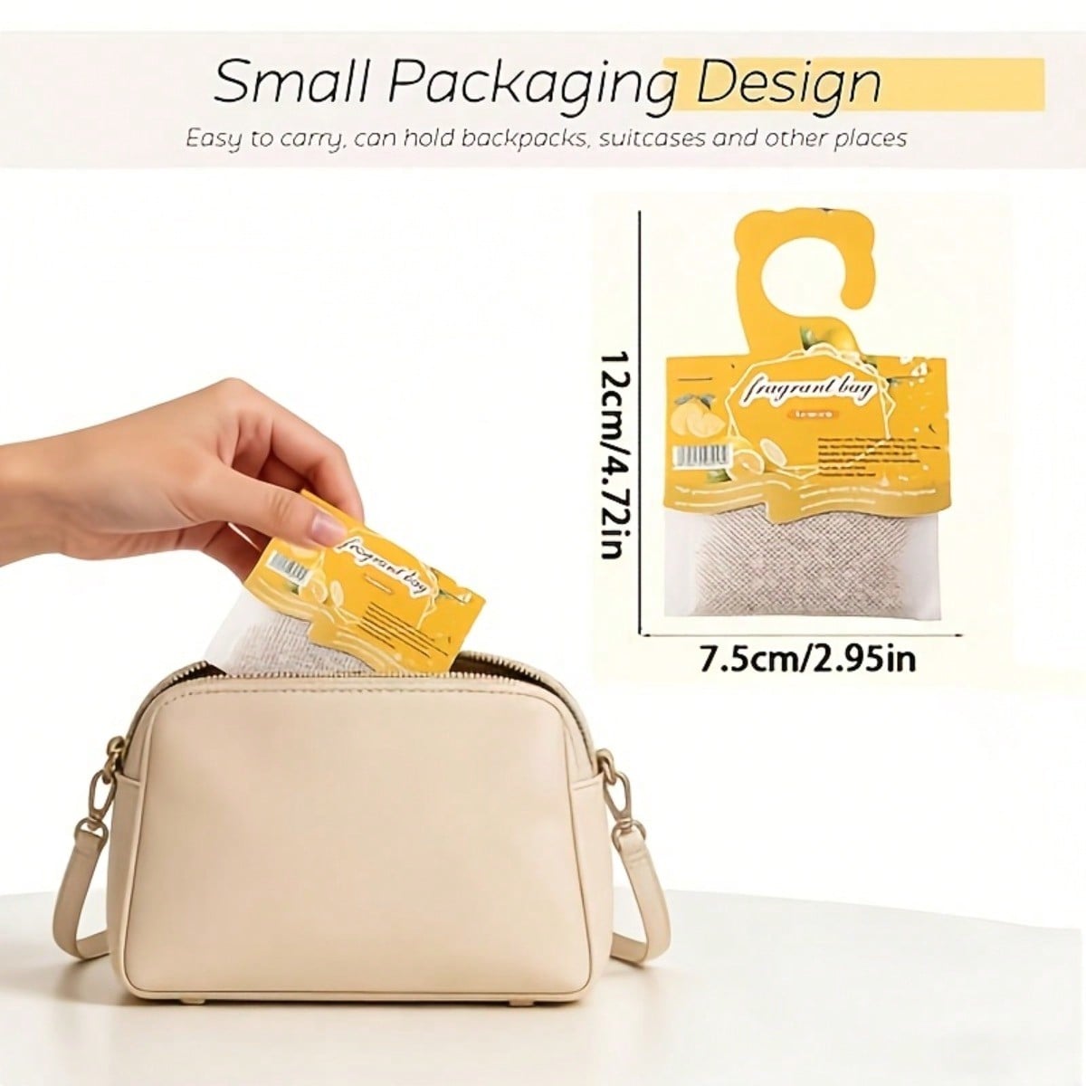 Kantong Pewangi Lemon Gantung, - Home Fragrance Essence ulasan dan harga