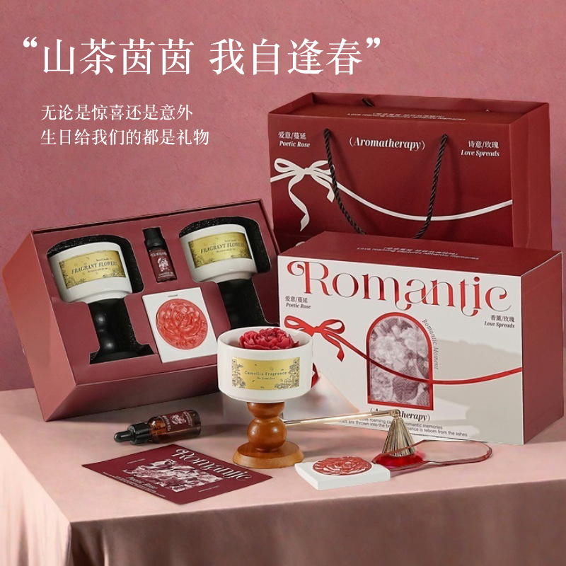 Set Kotak Hadiah Lilin Berarom - Home Fragrance Gift Set ulasan dan harga