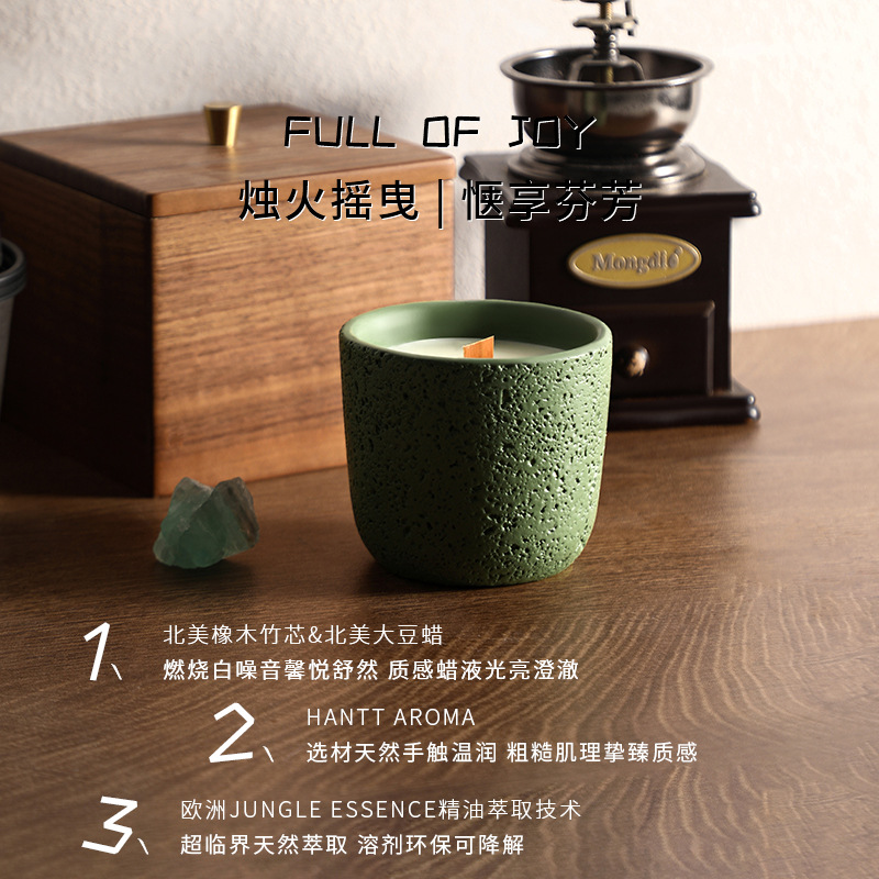 200g lilin aromaterapi semen T - Home Fragrance Jar ulasan dan harga