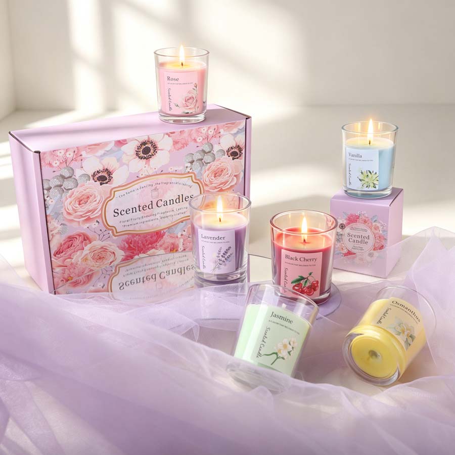 Set Hadiah Lilin Aromaterapi B - Home Fragrance Jar ulasan dan harga