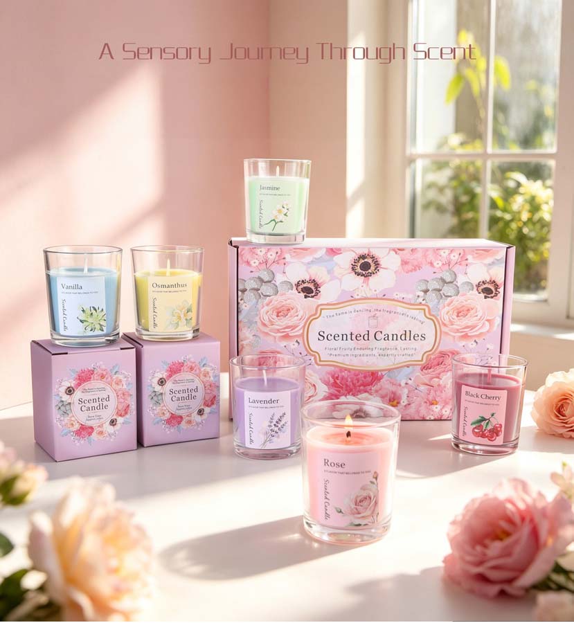 Set Hadiah Lilin Aromaterapi B - Home Fragrance Jar ulasan dan harga