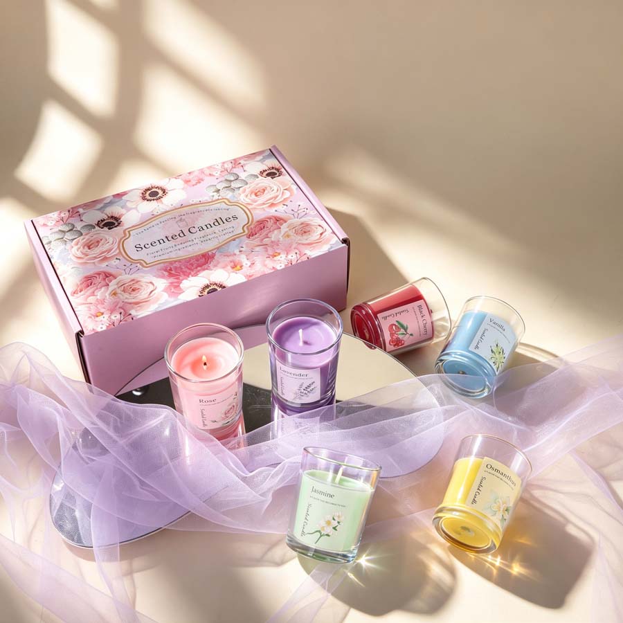 Set Hadiah Lilin Aromaterapi B - Home Fragrance Jar ulasan dan harga