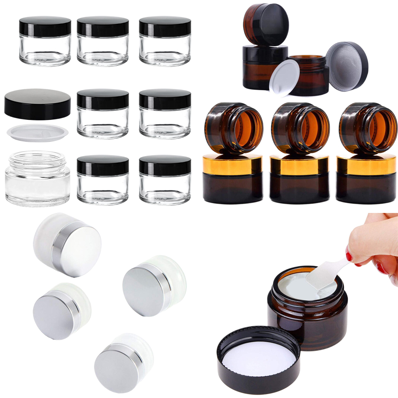 5 Buah Pot Krim Kaca Bulat Amb - Amber Jar Candle ulasan dan harga