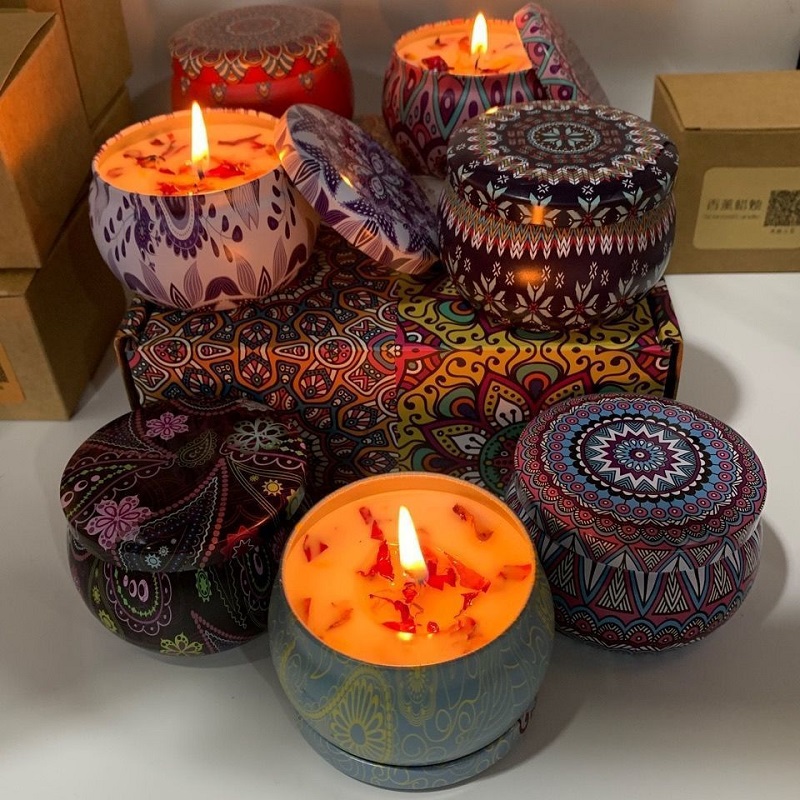 1/4PCS Lilin Aromaterapi Vinta - Home Fragrance Jar ulasan dan harga